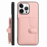 Button Card Bag RFID Anti-theft Phone Case